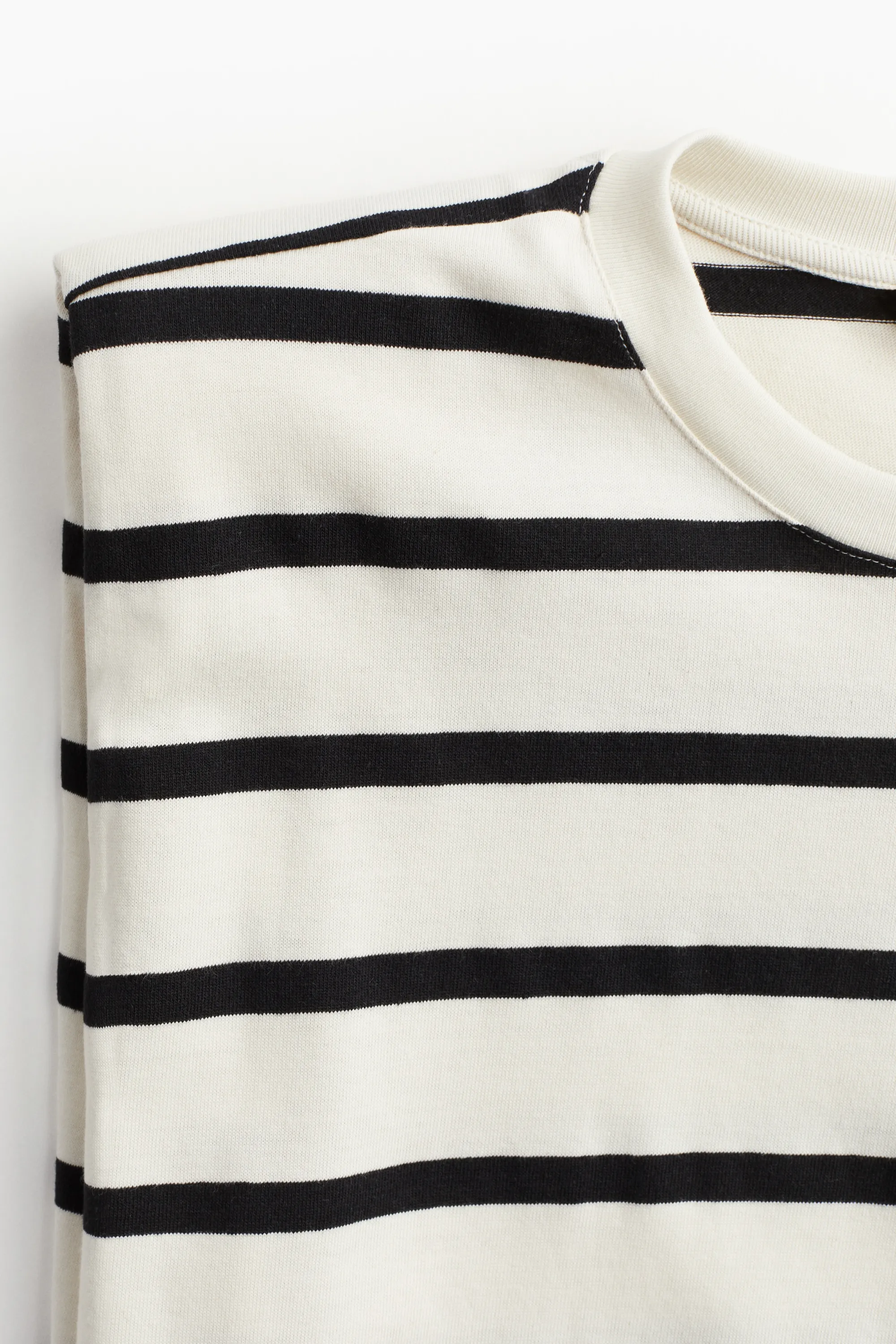 Robe sans manches à épaulettes - Blanc/rayé