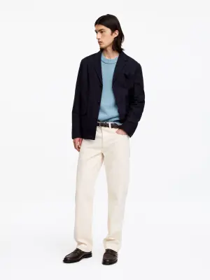 Pull en maille de laine épaisse - Bleu — photo 1
