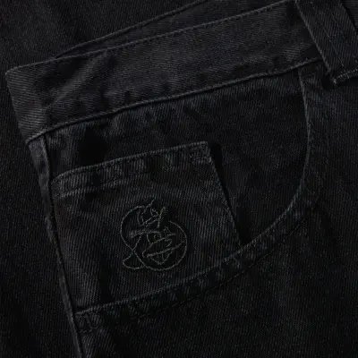 Pantalon polar 93! Denim – Pitch Black — photo 3