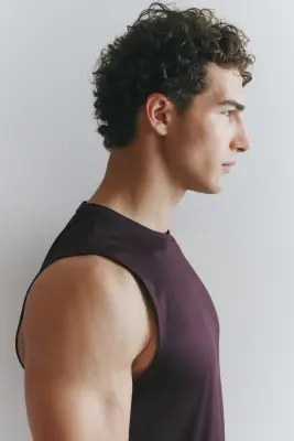 Débardeur de sport Regular Fit DryMove™ - Prune foncé — photo 3