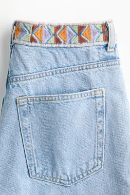 Wide Ultra High Jeans - Bleu denim clair — photo 3