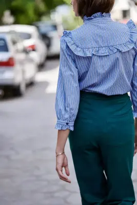 Pantalon Perine émeraude – Almae — photo 2