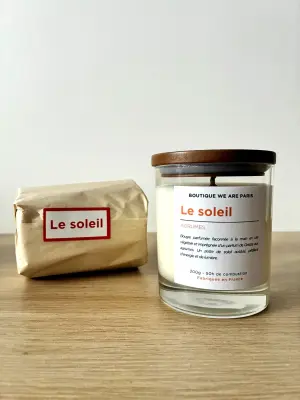Le soleil, bougie végétale parfumée aux agrumes — photo 2