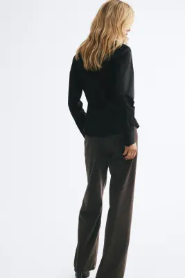 Chemise ajustée - Noir — photo 2