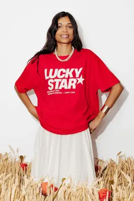 T-shirt à message lucky star — photo 2