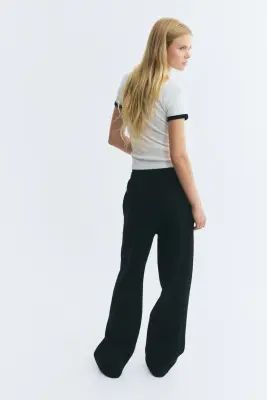 Pantalon en molleton - Noir — photo 4