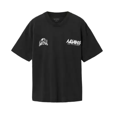 ALLSAINTS Chromium T-Shirt Washed Black — photo 1