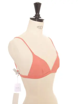 Haut de maillot de bain bikini triangle rose bonbon Taille S — photo 2