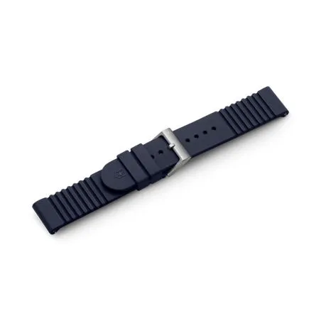 Bracelet Victorinox 21mm caoutchouc bleu marine V.60027