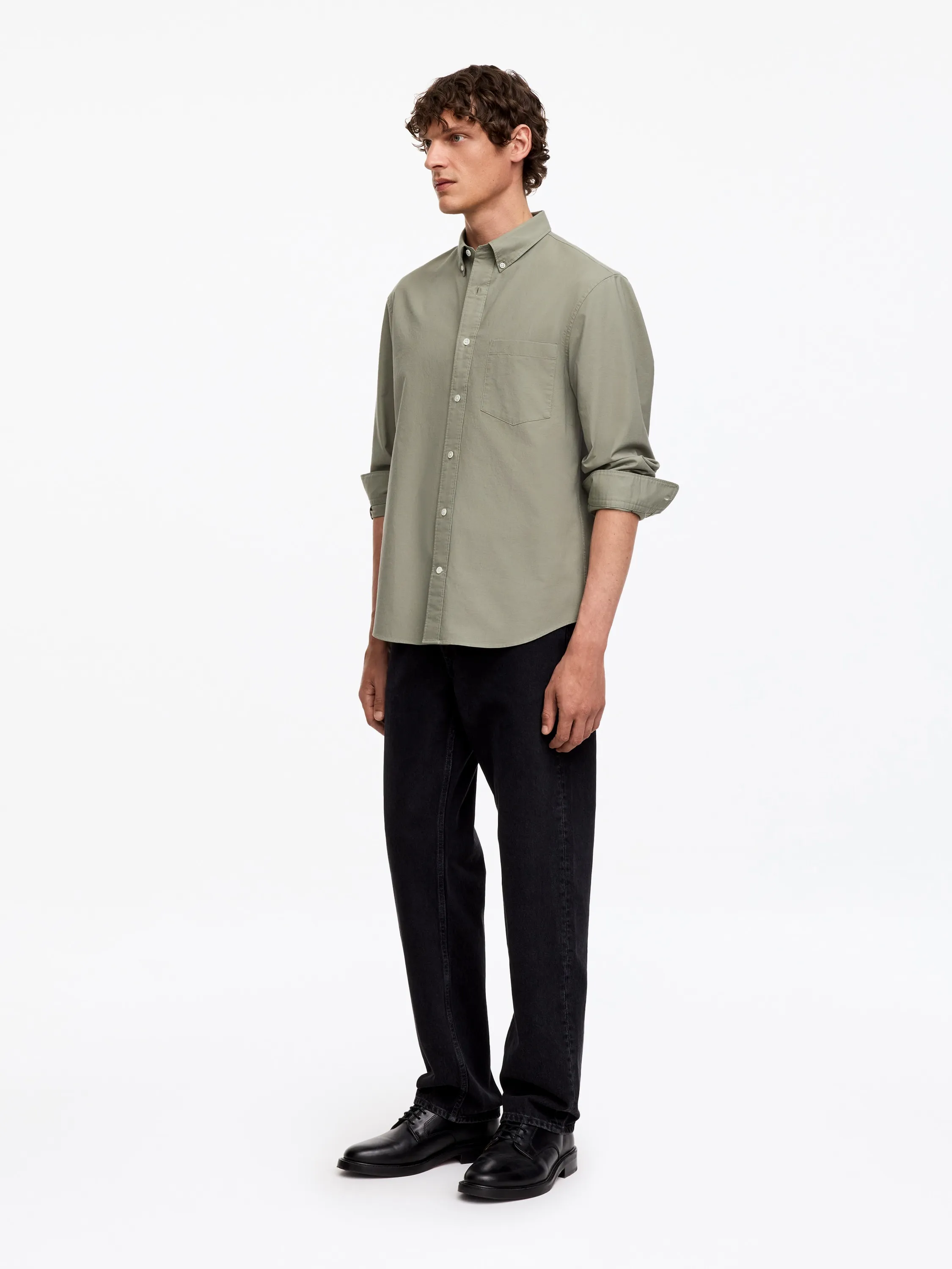 Chemise Oxford classique - Vert poudré
