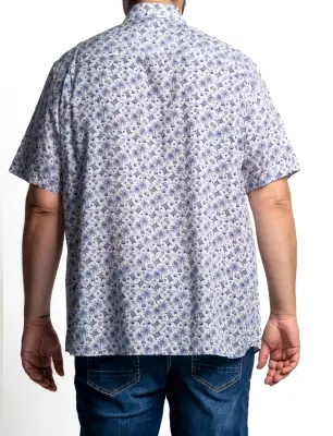 MAXFORT CHEMISE Imprimé Bleu — photo 4