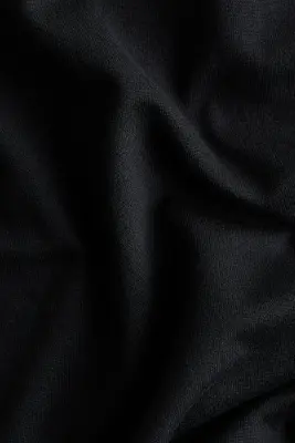 T-shirt en jersey brossé - Noir — photo 4