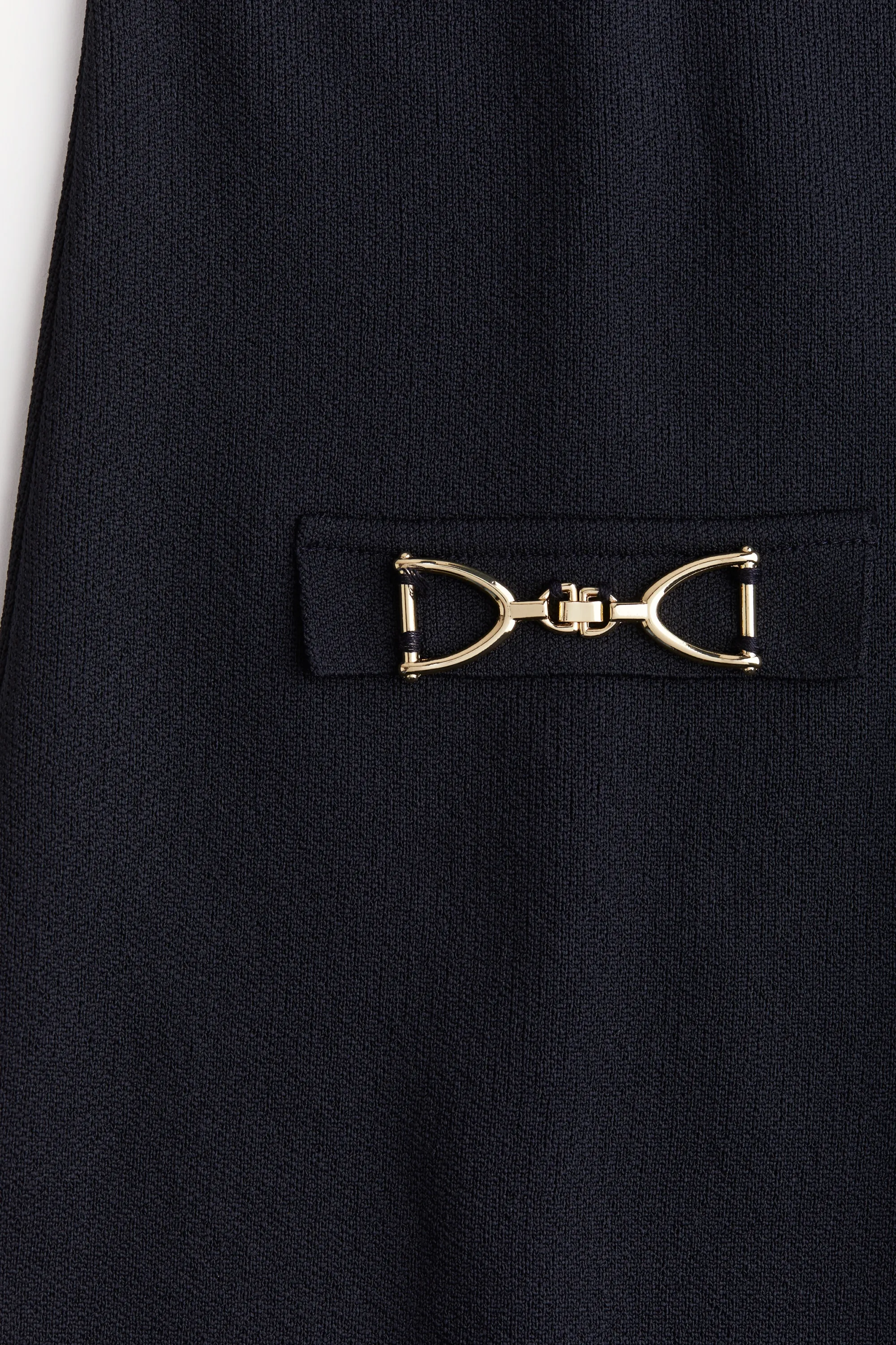 Robe avec col - Bleu marine