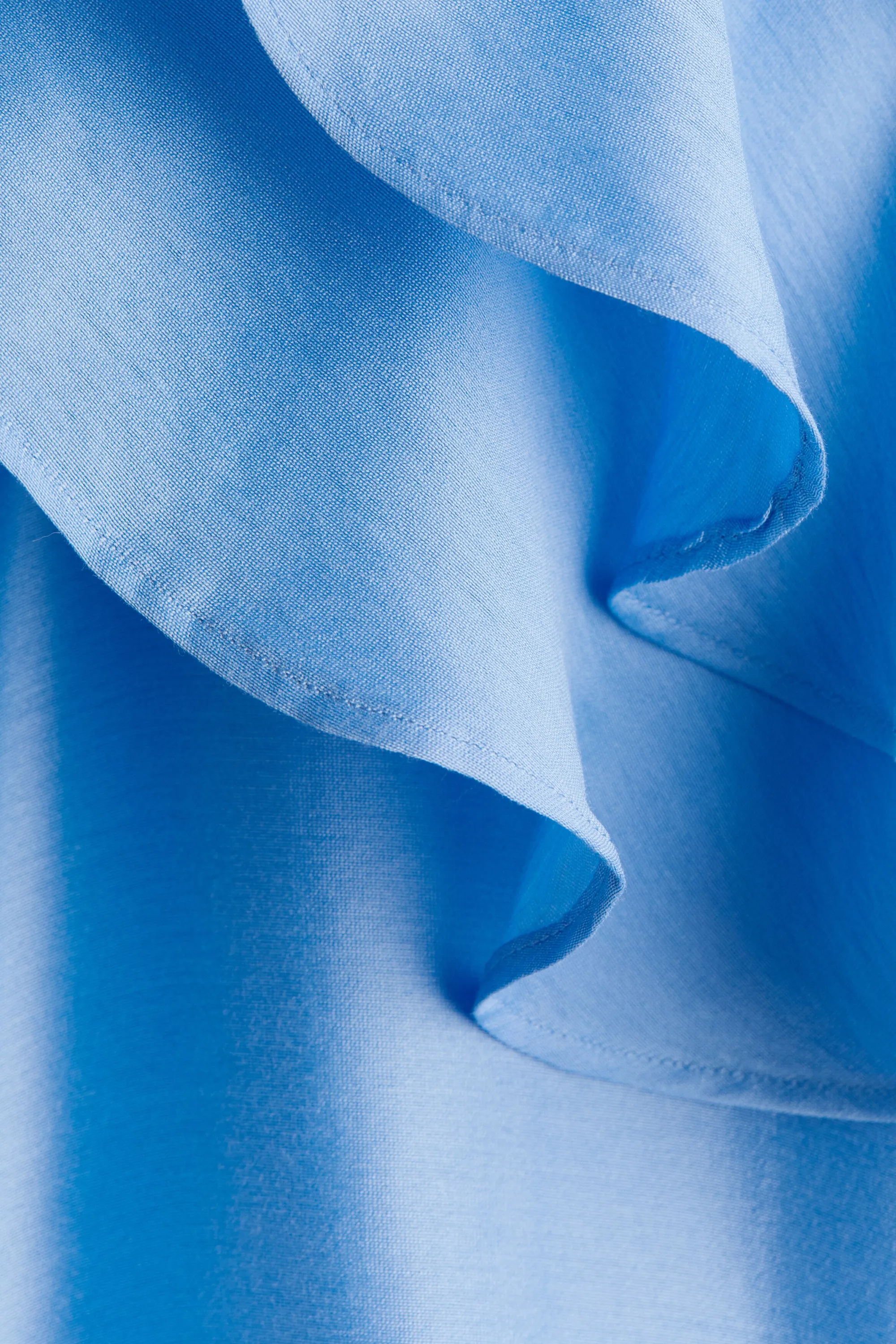 Blouse volantée - Bleu