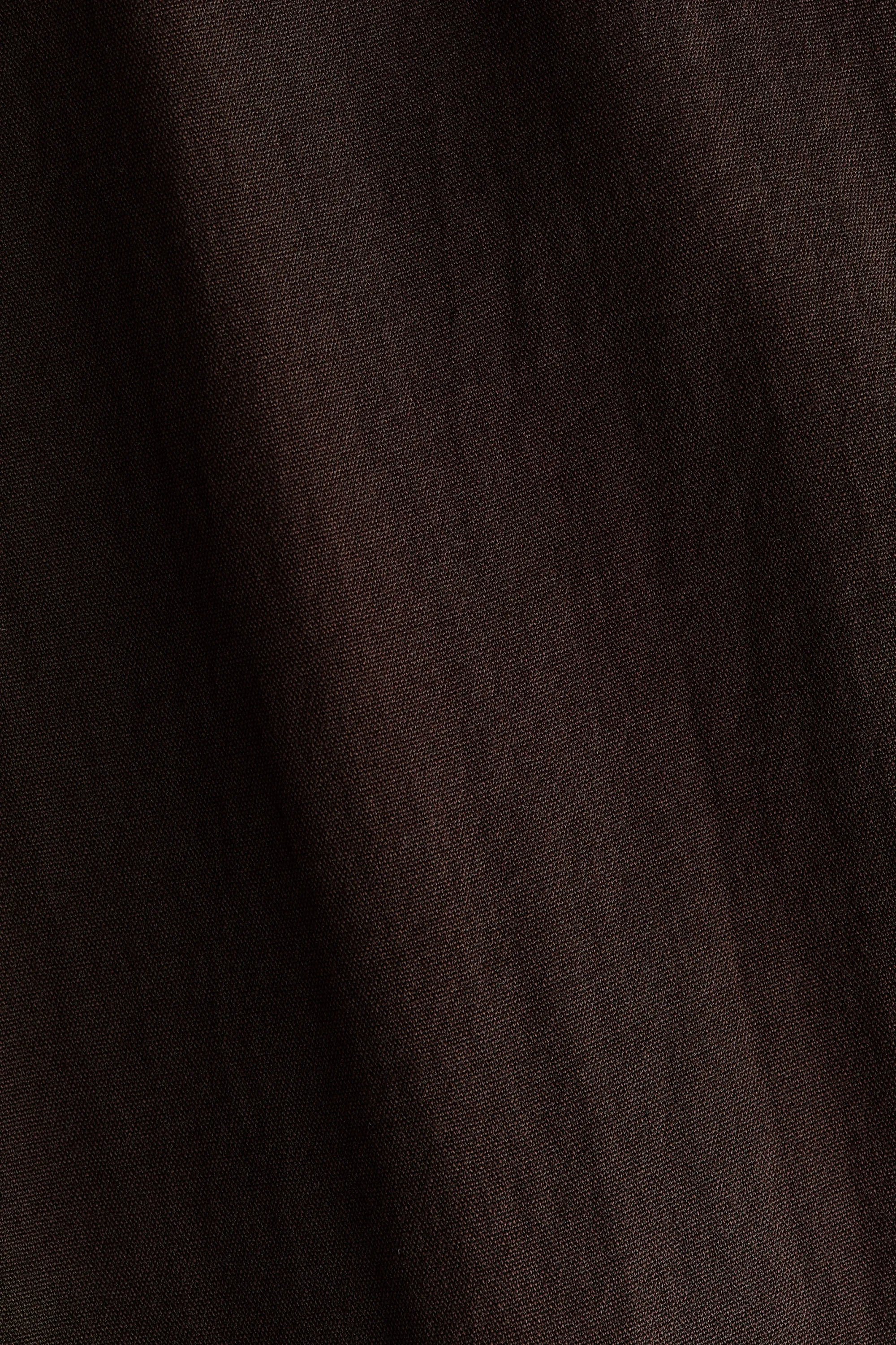 Robe évasée avec ceinture - Marron foncé