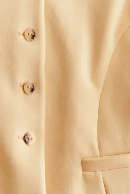 Blazer en jersey - Beige — photo 4