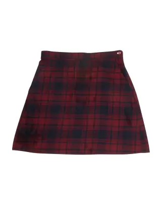 W Check Mini Skirt Rouge Winter Check — photo 1