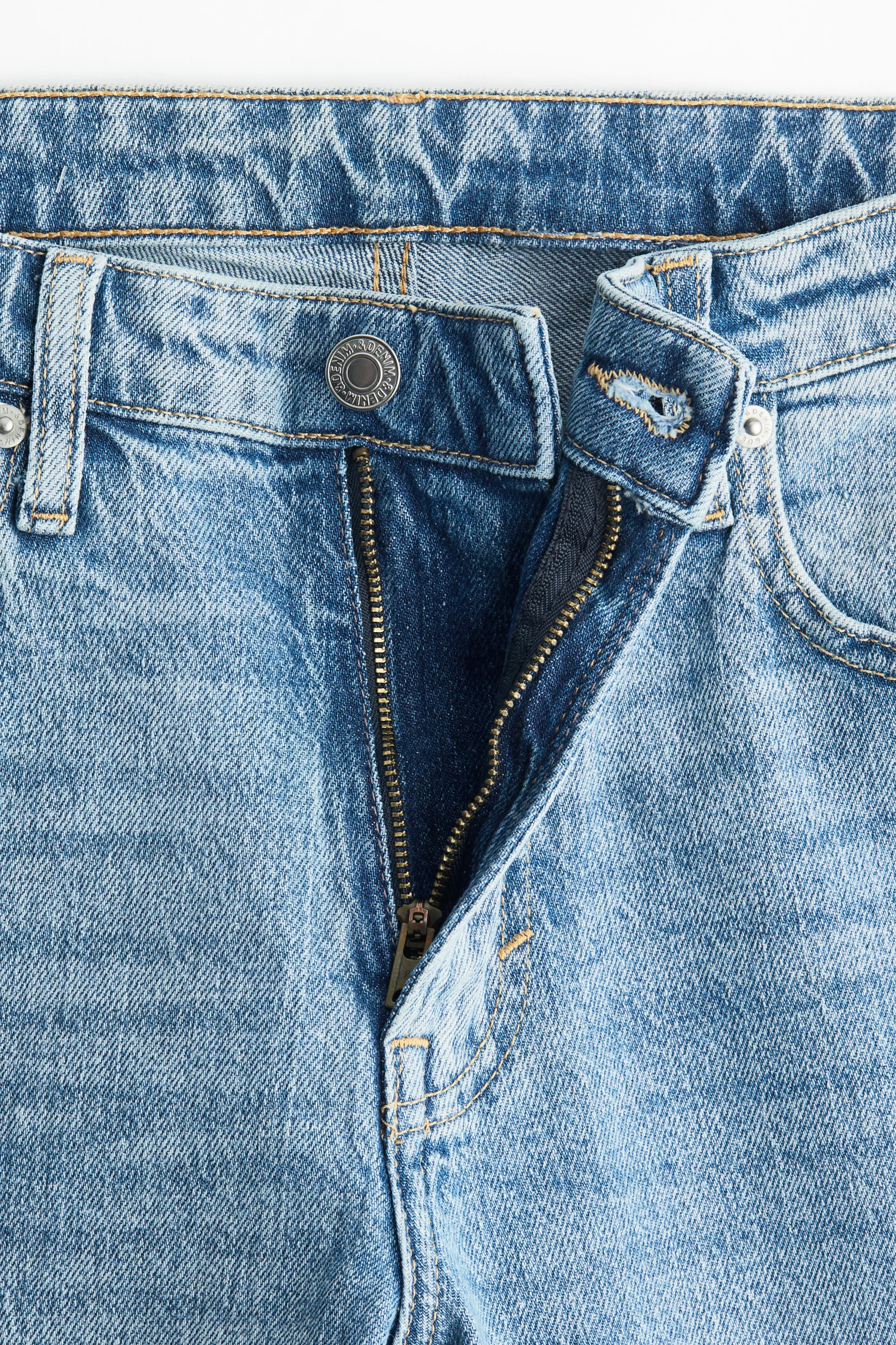 Flared High Jeans - Bleu denim clair