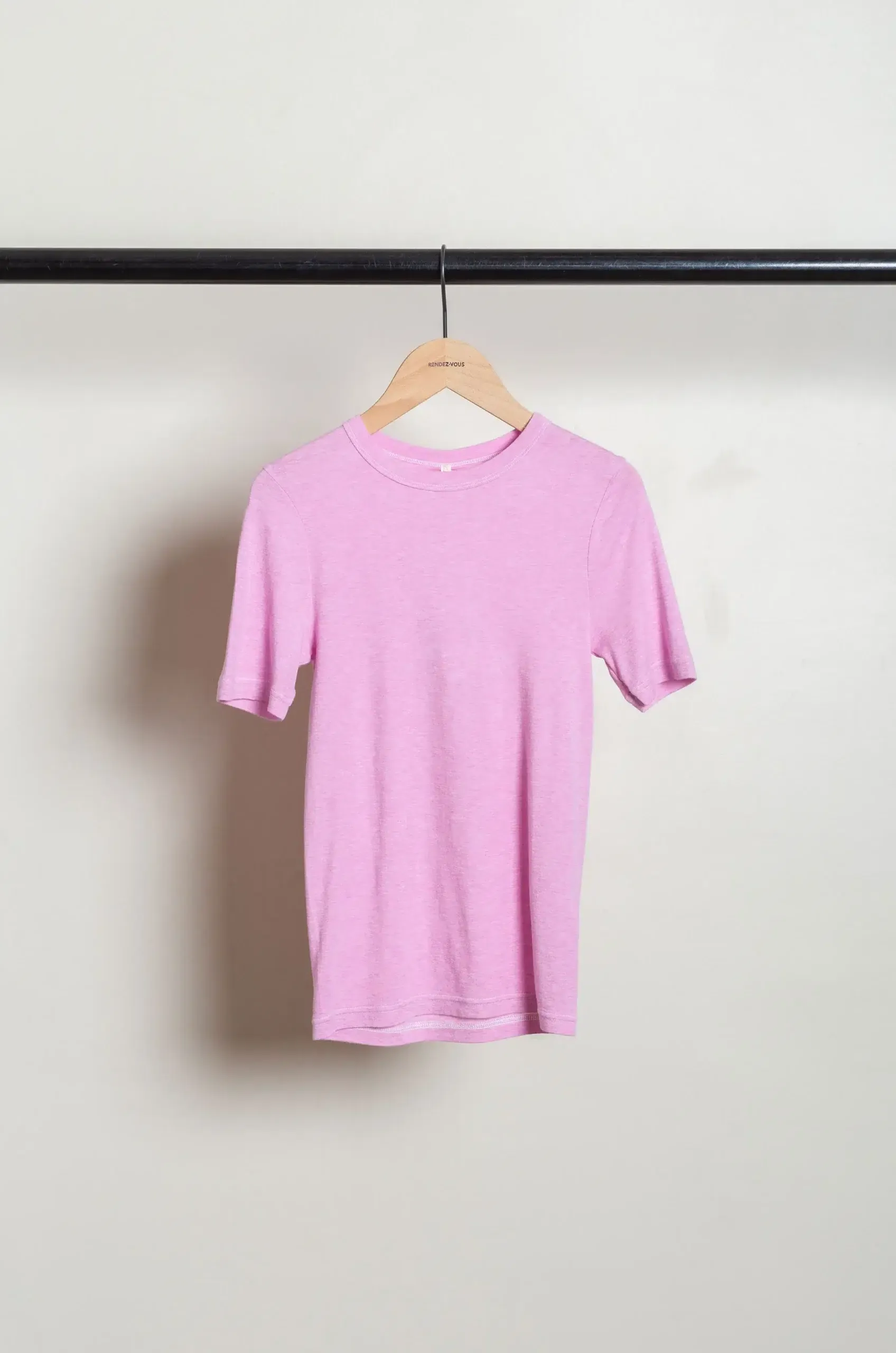 BABACO – Cotton/Silk Basic T-shirt BA01-CR56 – Pink