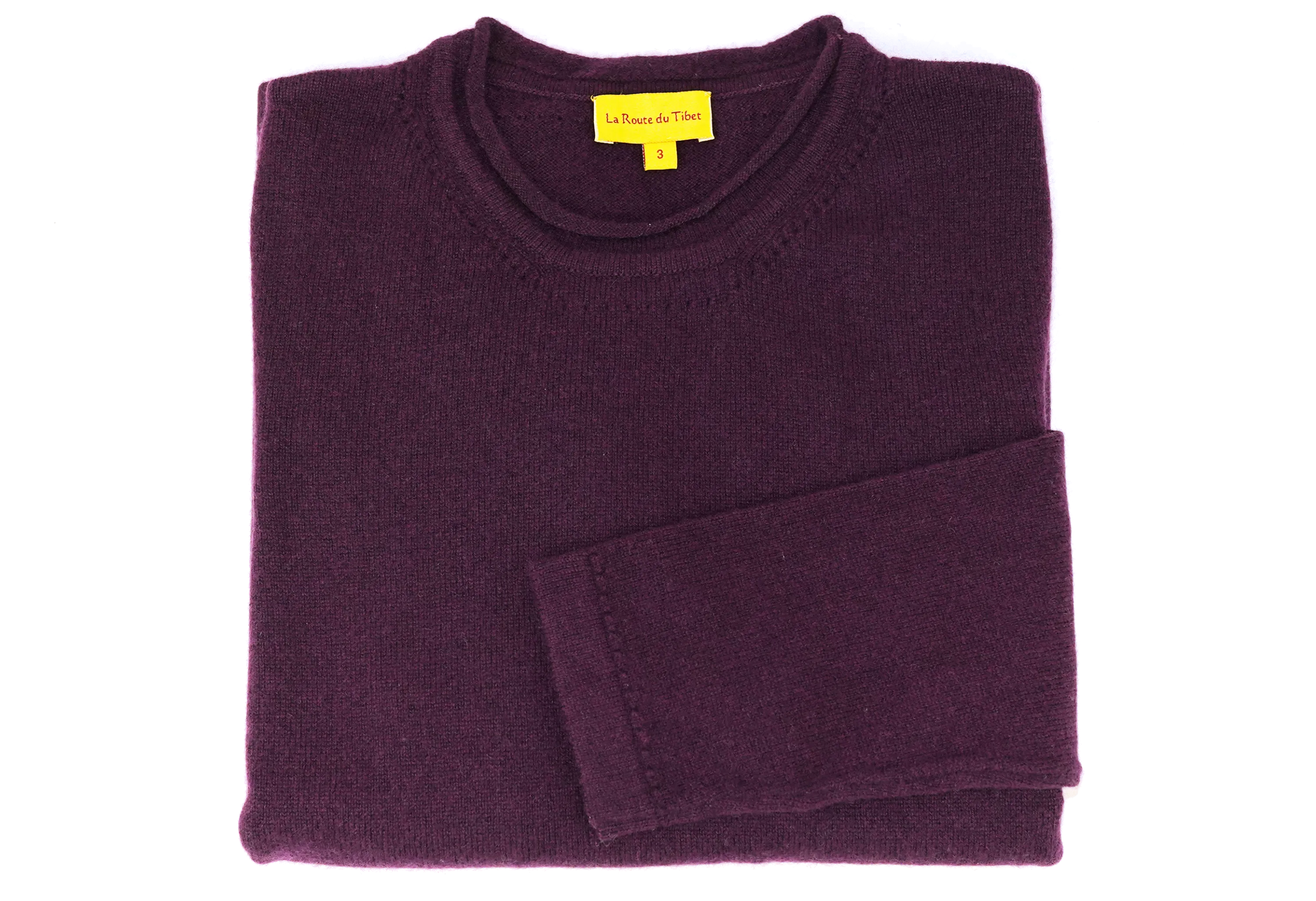 100% pashmina sweater - rouge moine