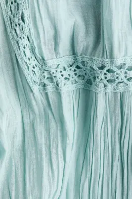 Combi-short froissé - Turquoise clair — photo 4