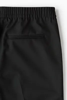 Pantalon Slim Fit en twill - Noir — photo 1