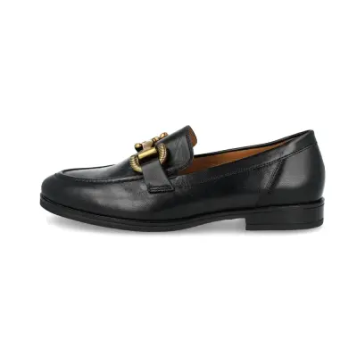 Mocassins Gabor 52.422.27 Noirs - Cuir Lacets Grande Pointure Femme — photo 2