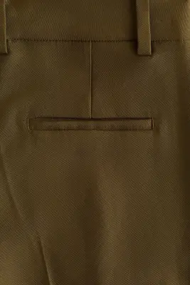 Pantalon de tailleur - Vert kaki foncé — photo 3