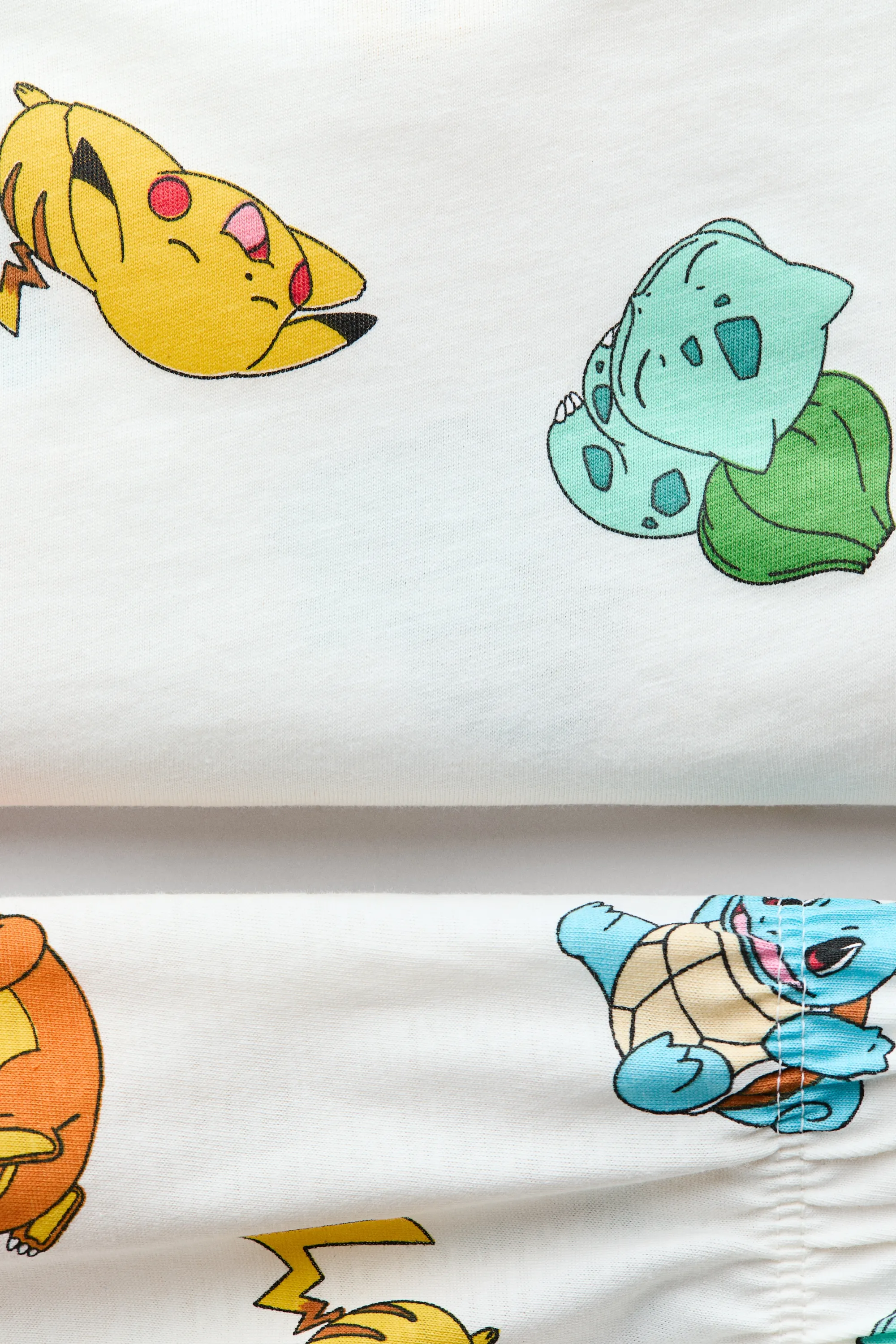 Pyjama imprimé en coton - Crème/Pokémon