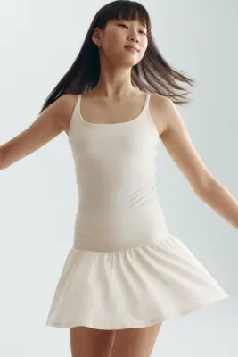 Jupe de tennis SoftMove™ - Crème — photo 1