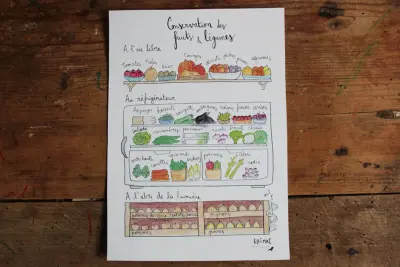 Affiche A5 Conservation Fruits & Légumes – Ellimac Pinson — photo 3