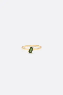 BAGUE EWANDE SIMPLE BAGUETTE - Or rose 18 carats — photo 4