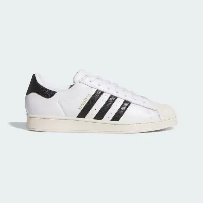 Chaussure adidas Superstar adv – White/Black/Gold — photo 1