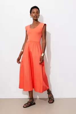 Robe-débardeur unie Femme — photo 3