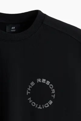T-shirt boxy Oversized Fit - Noir/The Resort Edition — photo 3