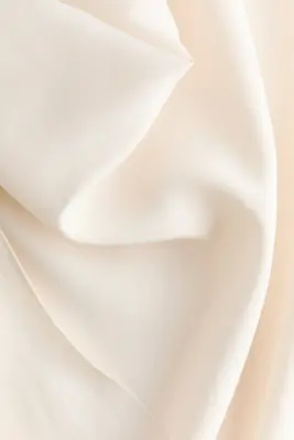 Top drapé en modal mélangé - Crème — photo 5