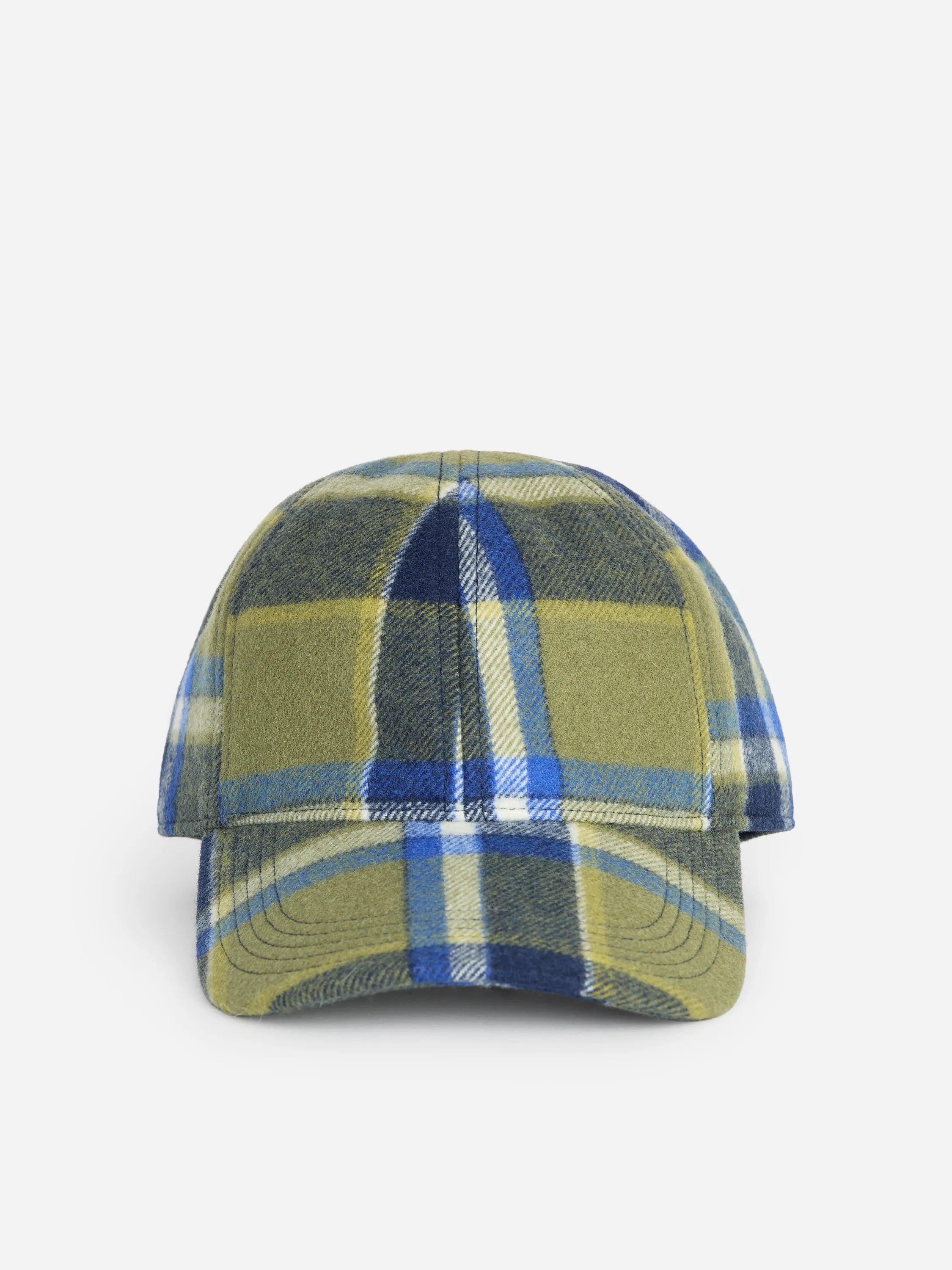 Casquette en laine mélangée - Vert/Multicolore