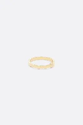 BAGUE REINE PASTILLE - Or jaune 18 carats — photo 3