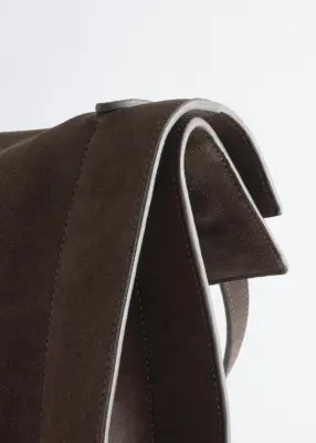 Sac cabas ouvert légèrement drapé - Marron foncé — photo 4
