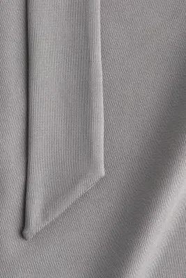 Top avec détail façon écharpe - Gris — photo 3