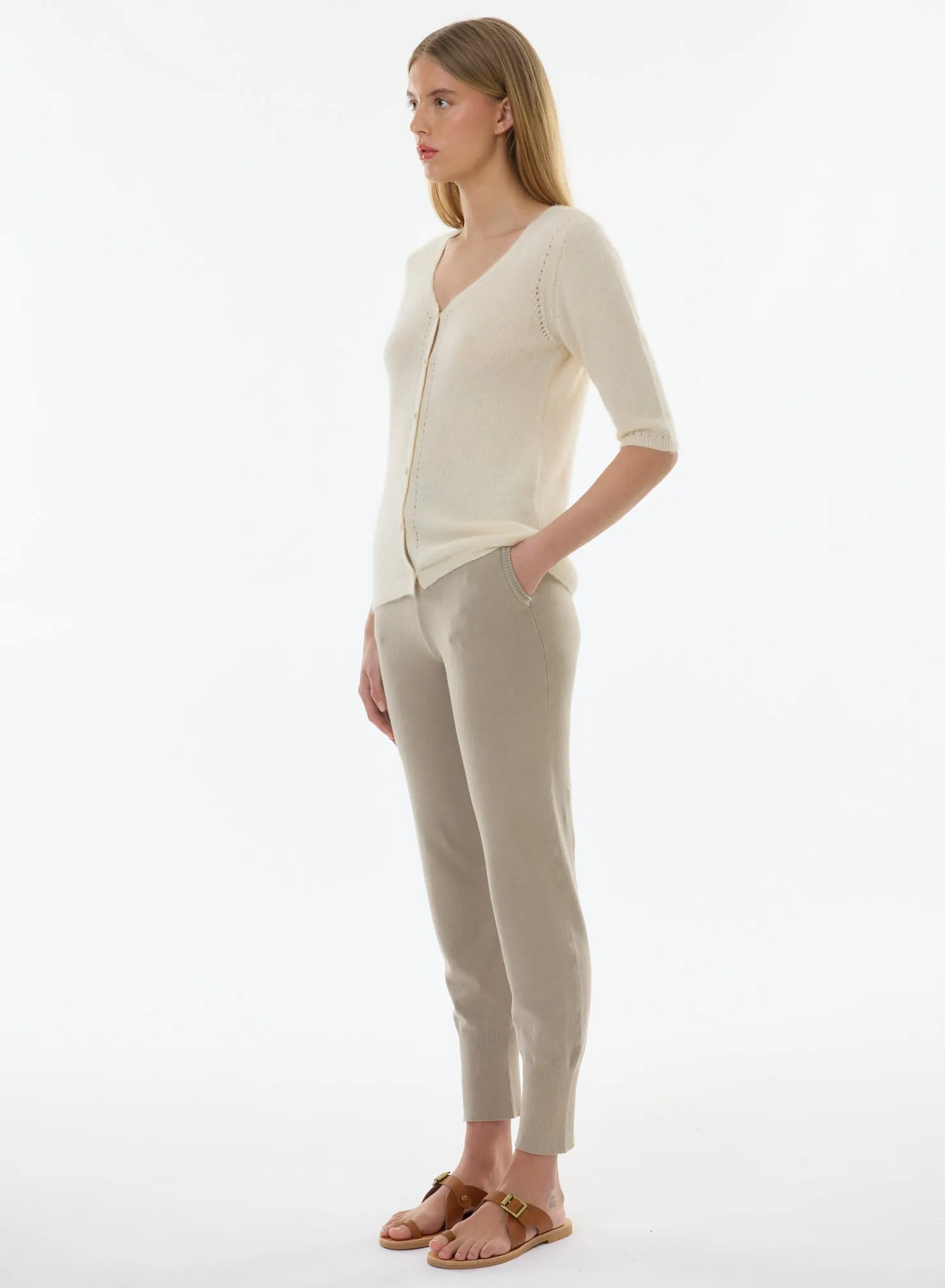 Gilet en raccoon et polyamide