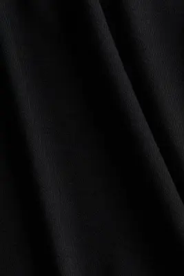 Batwing-sleeved viscose top - Noir — photo 3