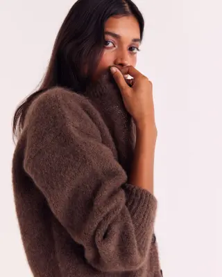 Cardigan Douceur moka — photo 3