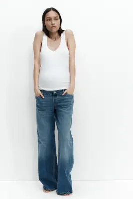 MAMA Jean large - Bleu denim — photo 1
