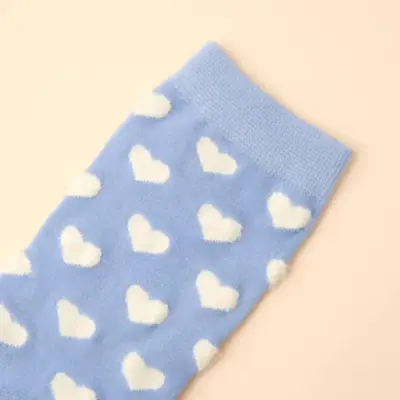 Chaussettes Coeur Blanc — photo 2