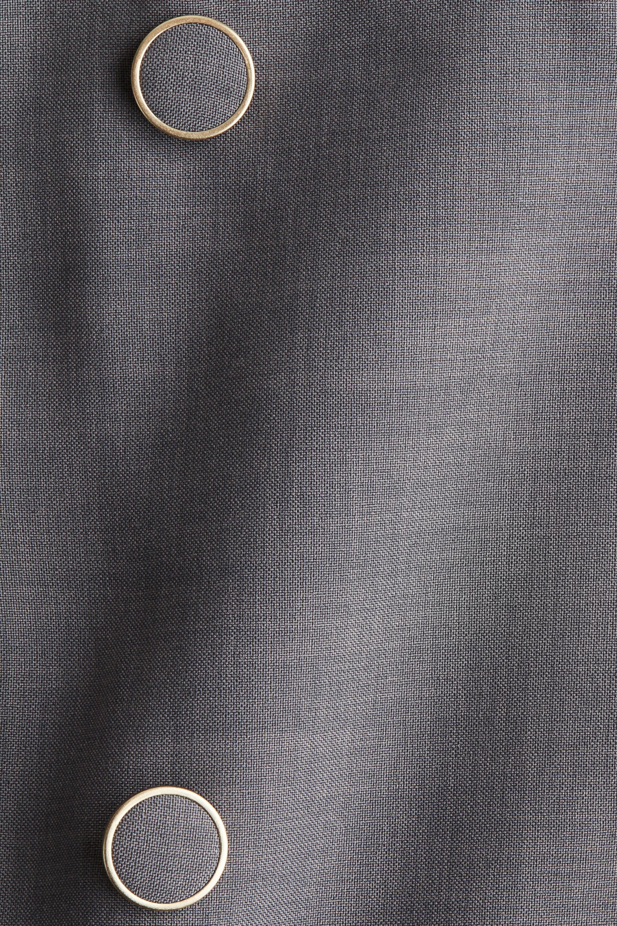 Robe droite à fermeture croisée - Gris
