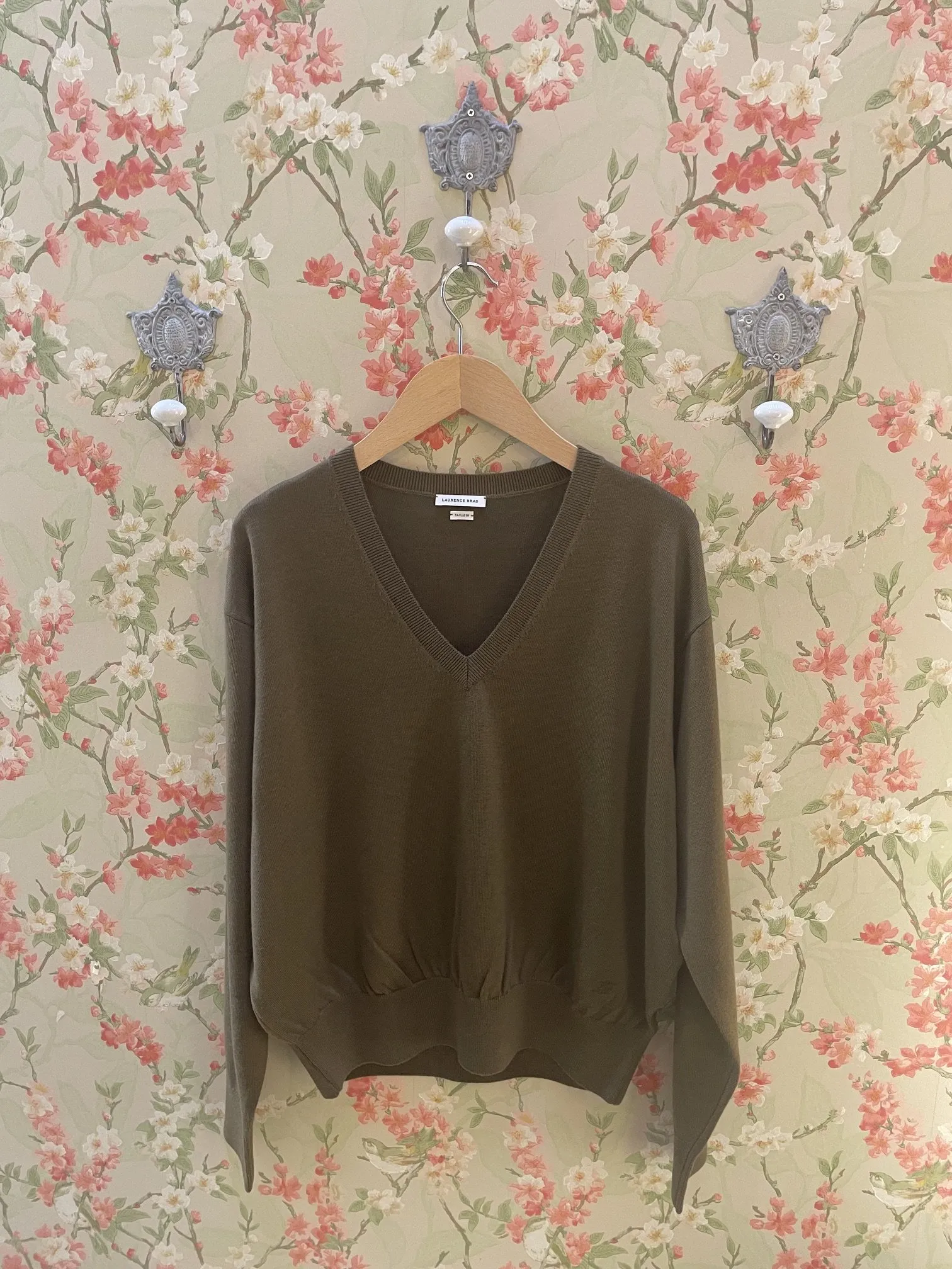 Nouveau ! LAURENCE BRAS Pull Cuba Khaki