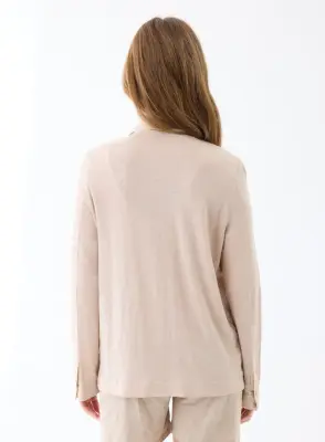 Veste en lin et élasthanne — photo 2