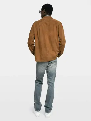 Chemise Sergy Cuir Suede — photo 2