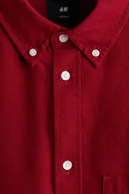 Chemise Oxford Relaxed Fit - Rouge/Cross Country Champs — photo 3